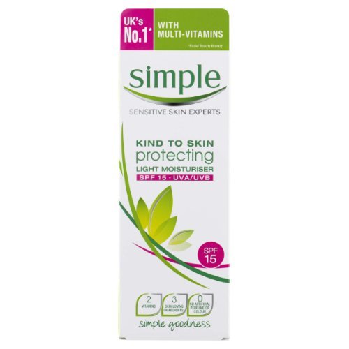 Simple Kind to Skin Protecting Light Moisturiser SPF 15 - 125ml Daily Hydration & Sun Protection Avelisse
