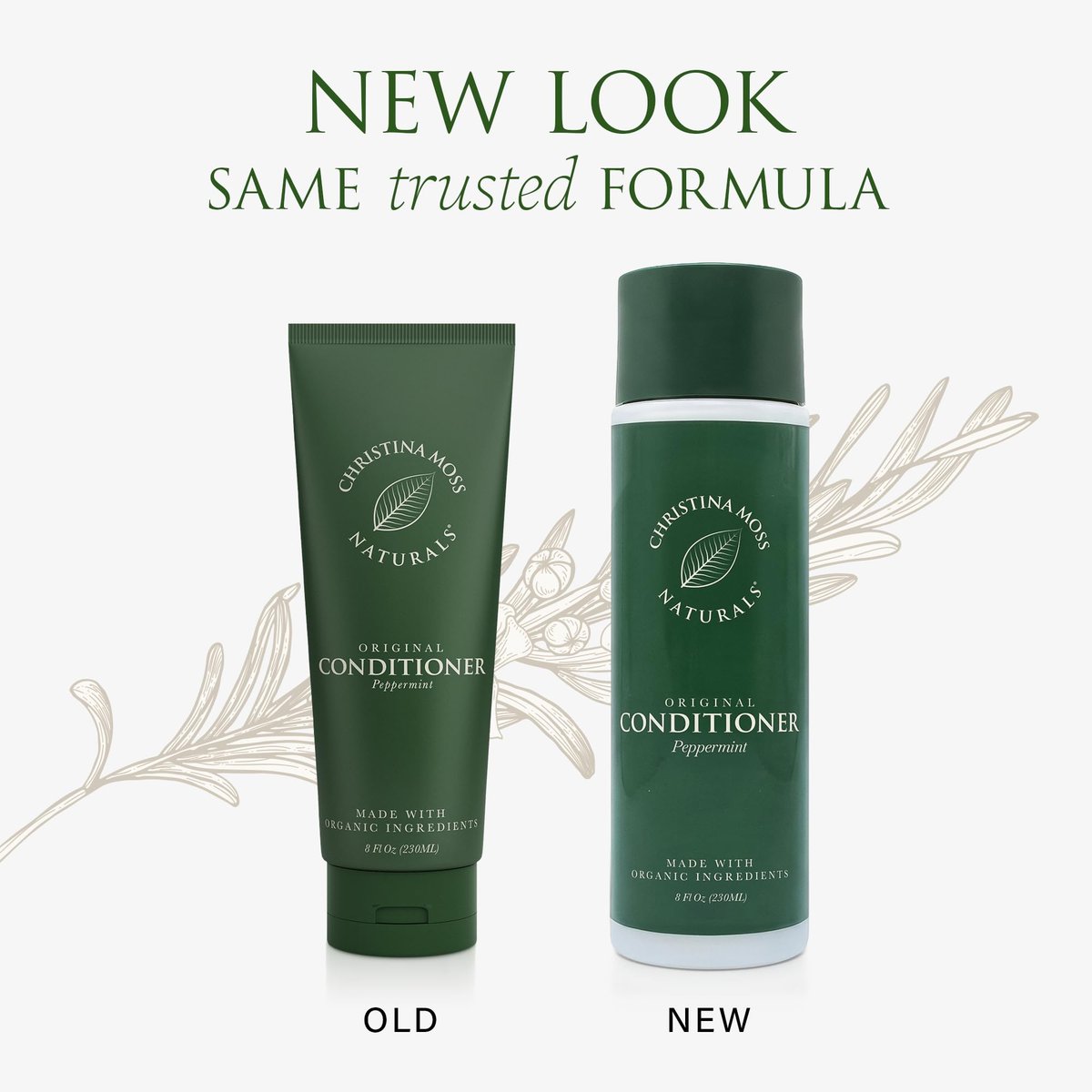 Christina Moss Naturals Organic Conditioner - No Silicones, No Parabens - 8 oz Avelisse