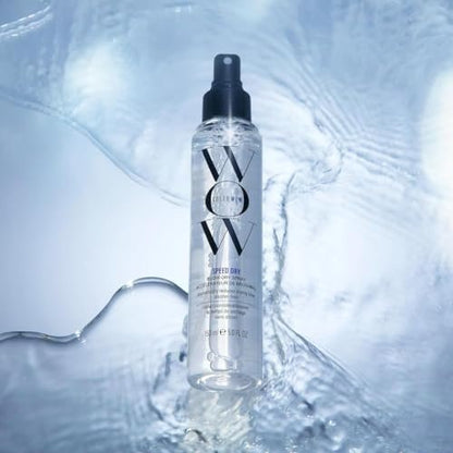 COLOR WOW Speed Dry Blow Dry Spray – Cut Blow Dry Time by 30% | Heat Protectant & Anti-Breakage | Cruelty-Free & Gluten-Free Avelisse