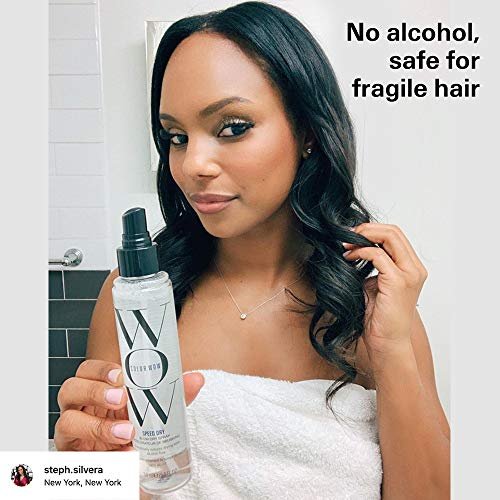 COLOR WOW Speed Dry Blow Dry Spray – Cut Blow Dry Time by 30% | Heat Protectant & Anti-Breakage | Cruelty-Free & Gluten-Free Avelisse