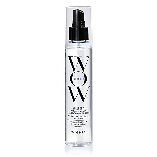 COLOR WOW Speed Dry Blow Dry Spray – Cut Blow Dry Time by 30% | Heat Protectant & Anti-Breakage | Cruelty-Free & Gluten-Free Avelisse