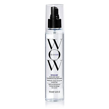 COLOR WOW Speed Dry Blow Dry Spray – Cut Blow Dry Time by 30% | Heat Protectant & Anti-Breakage | Cruelty-Free & Gluten-Free Avelisse