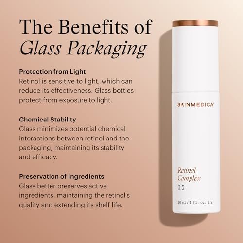 SkinMedica Retinol 0.5 Complex - Age-Defying Retinol Serum for Face, Reduces Fine Lines & Wrinkles, 1 Fl Oz Avelisse