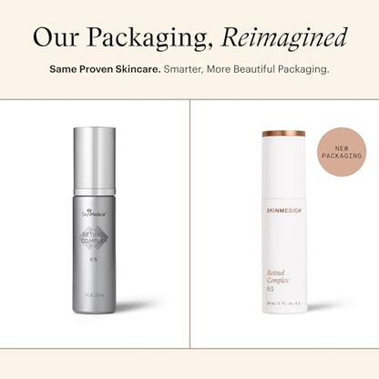 SkinMedica Retinol 0.5 Complex - Age-Defying Retinol Serum for Face, Reduces Fine Lines & Wrinkles, 1 Fl Oz Avelisse