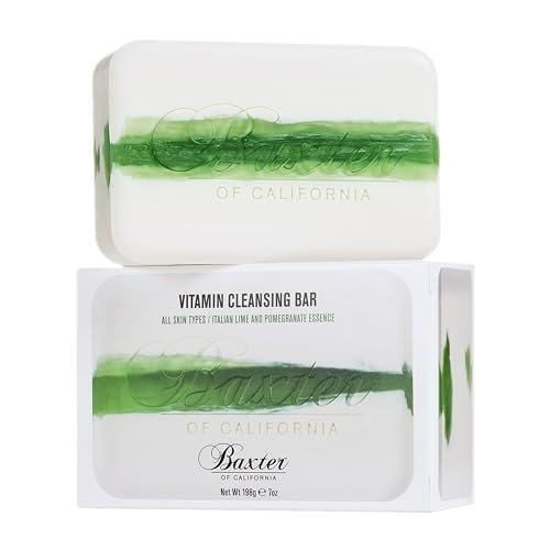 Baxter of California Vitamin Cleansing Bar for Men - Italian Lime & Pomegranate - 7 oz Avelisse
