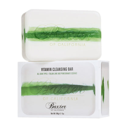 Baxter of California Vitamin Cleansing Bar for Men - Italian Lime & Pomegranate - 7 oz Avelisse