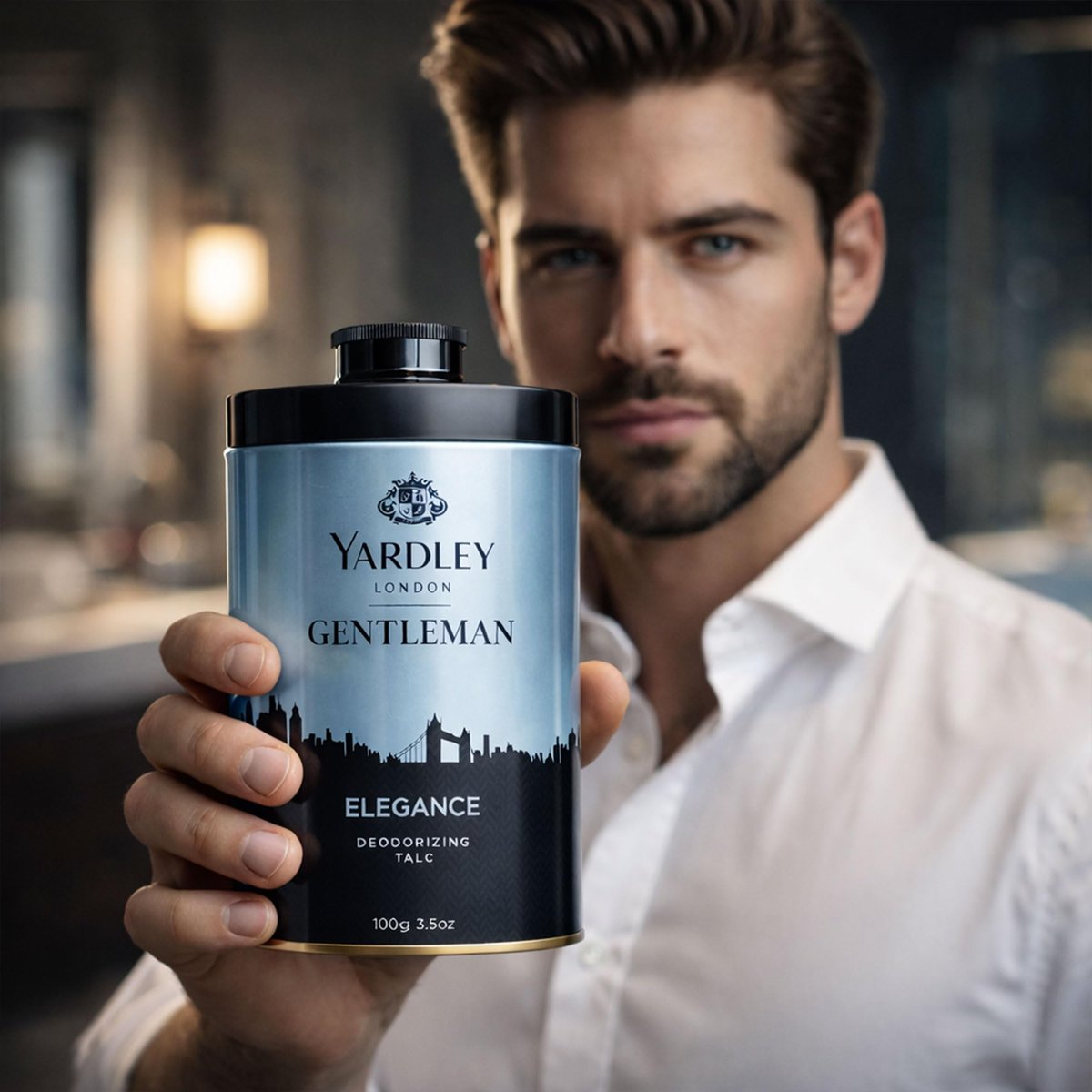 Yardley Elegance Perfumed Talcum Powder 100g - Classic Fragrance Body Powder - görsel 17