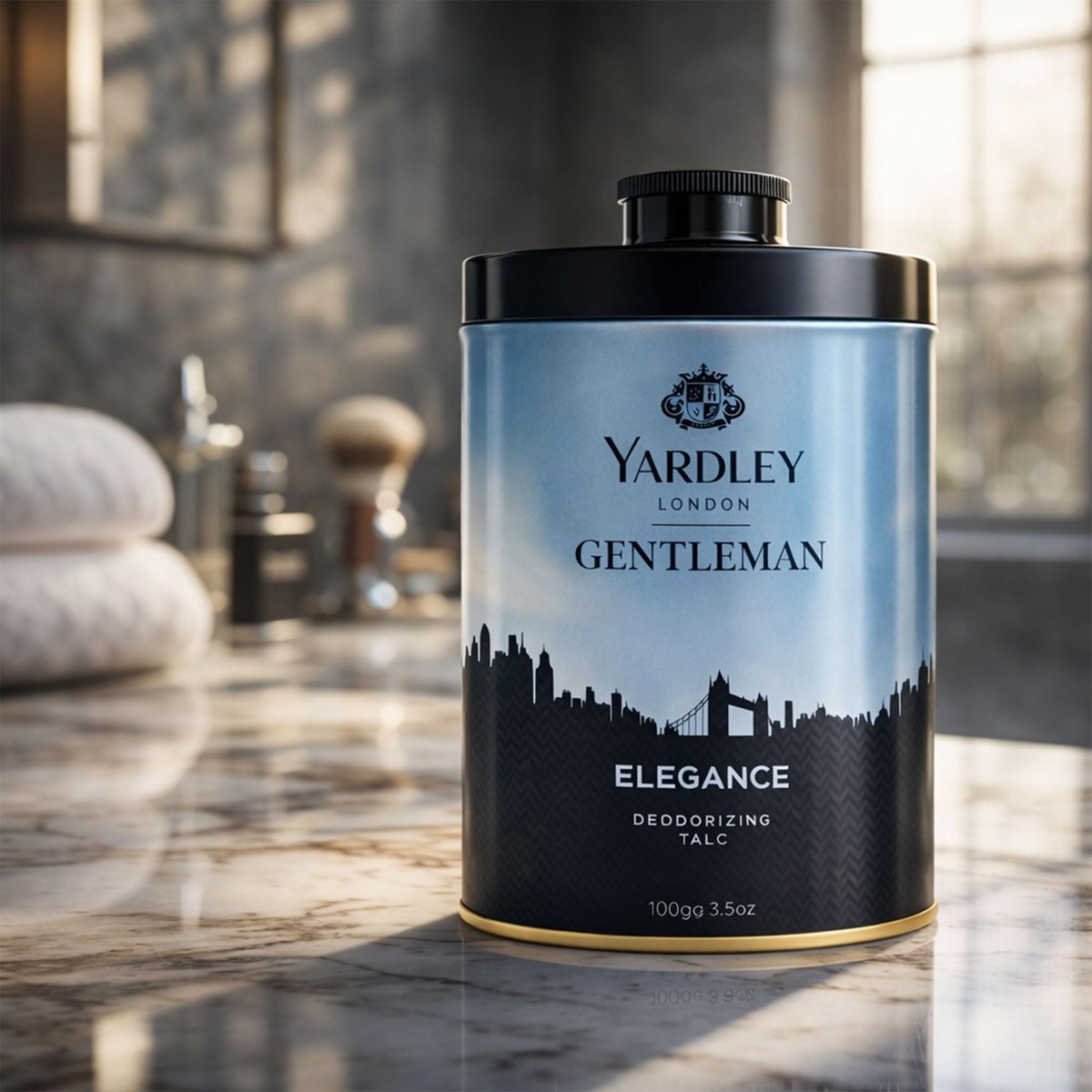Yardley Elegance Perfumed Talcum Powder 100g - Classic Fragrance Body Powder - görsel 15