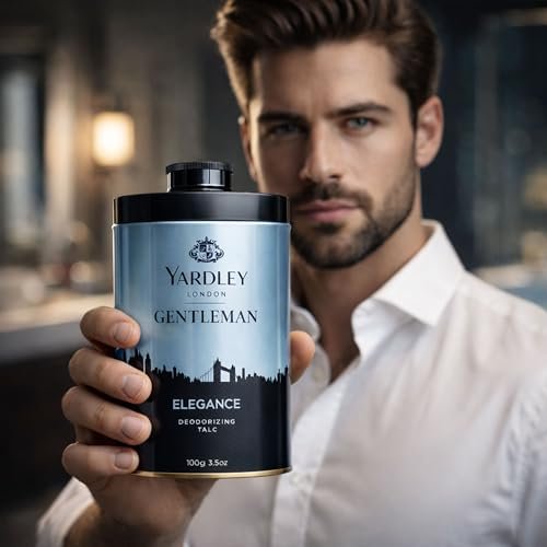 Yardley Elegance Perfumed Talcum Powder 100g - Classic Fragrance Body Powder - görsel 18