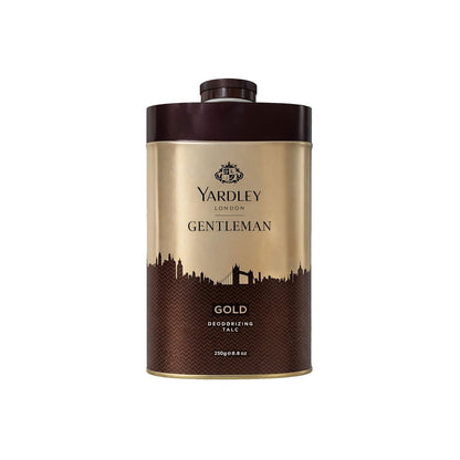 Yardley London Gold Perfumed Talc 250g - Classic Fragrance Talcum Powder