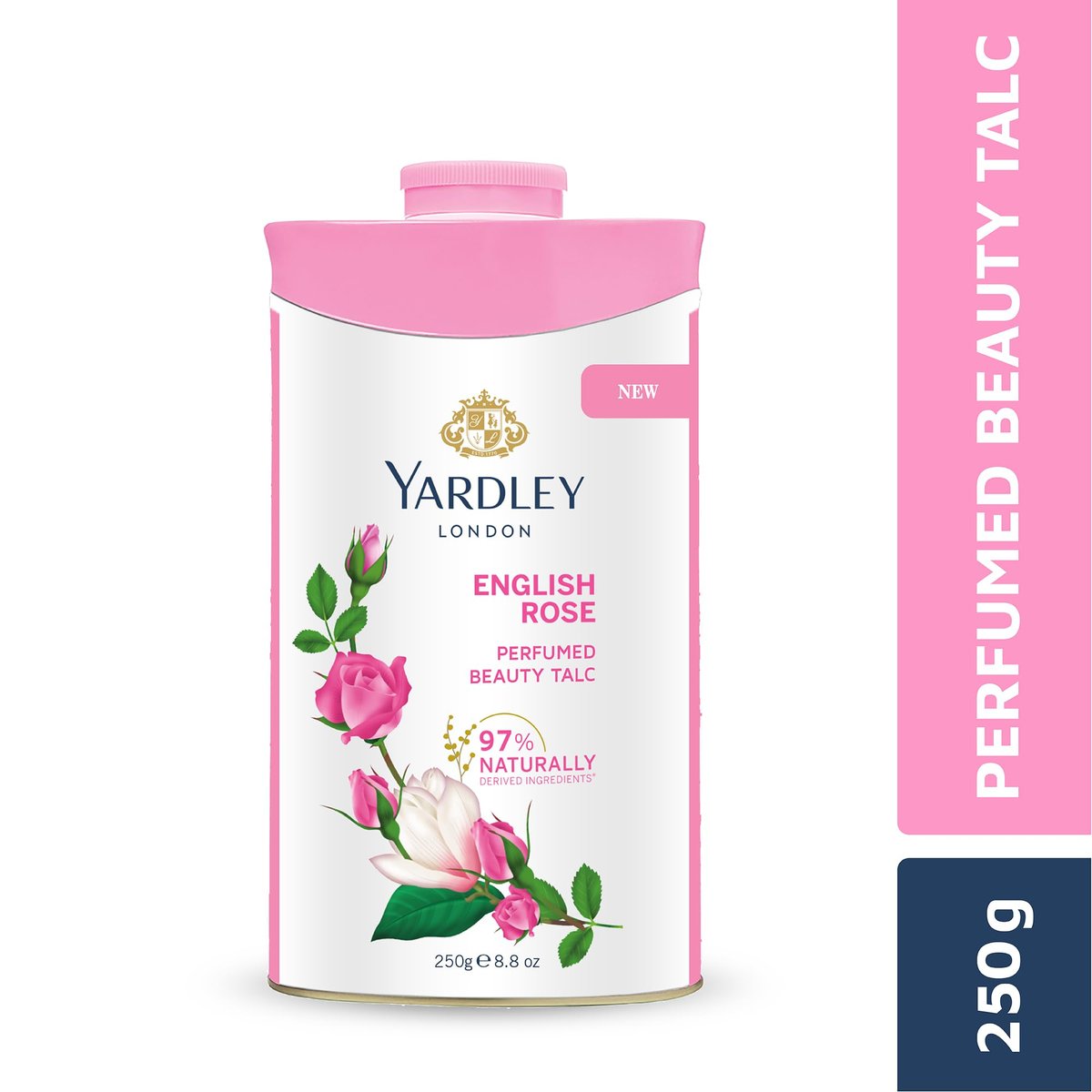 Yardley English Rose Perfumed Talc - 250g (8.8 oz) Dusting Powder - görsel 3