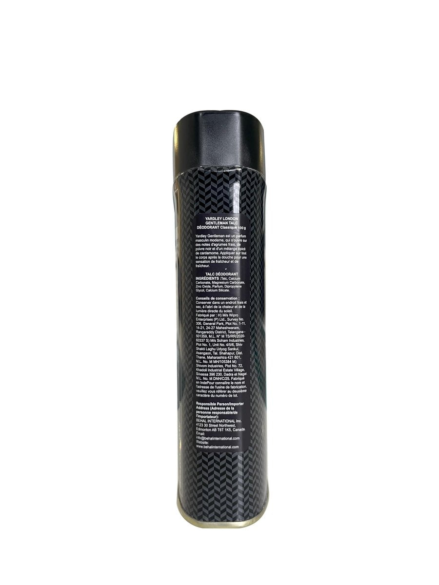 Yardley London Gentleman Deodorising Talc Talcum Powder for Men 100g - görsel 3