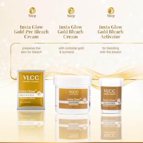 VLCC Natural Sciences Insta Gold Facial Kit - Pack of 2 (30g Each) for Glowing Skin - görsel 6
