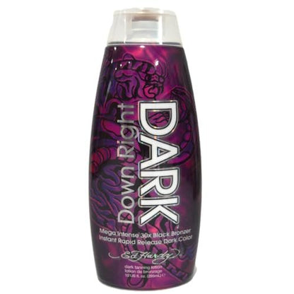 Ed Hardy Down Right Dark Intense Black Bronzer - 10 oz | Deep, Long-Lasting Self-Tanner Avelisse
