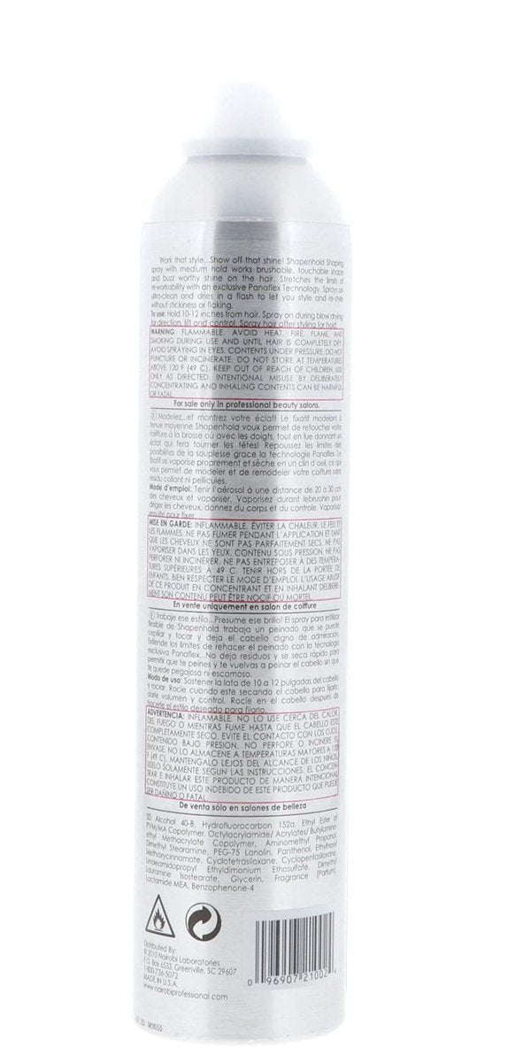 Nairobi Shape n Hold Flat Iron Hairspray 10 oz Avelisse