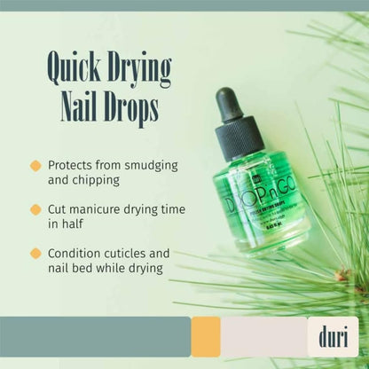 duri Drop'n Go Quick Dry Nail Drops - Fast Drying Drops for Long Lasting Nail Polish, 0.45 fl oz Avelisse