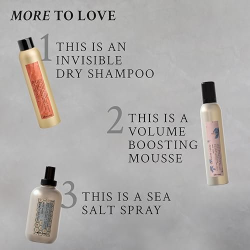 Davines This Is A Sea Salt Spray - Light Hold Beachy Waves & Texture, 8.45 Fl Oz - görsel 14