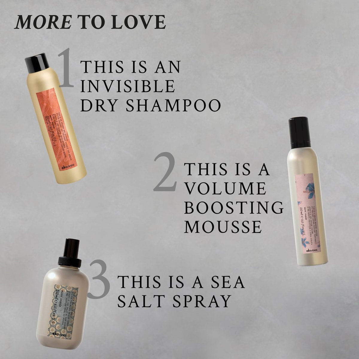 Davines This Is A Sea Salt Spray - Light Hold Beachy Waves & Texture, 8.45 Fl Oz - görsel 13