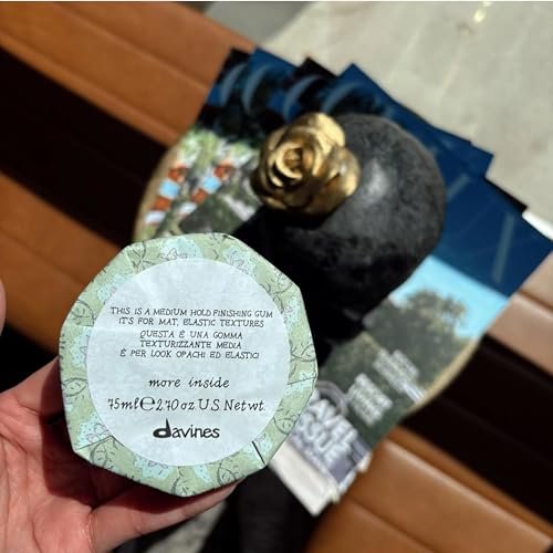 Davines This Is A Medium Hold Finishing Gum - Dry Paste for Defined Styles, Matte Finish, Workable & Remoldable, 2.54 Fl Oz Avelisse