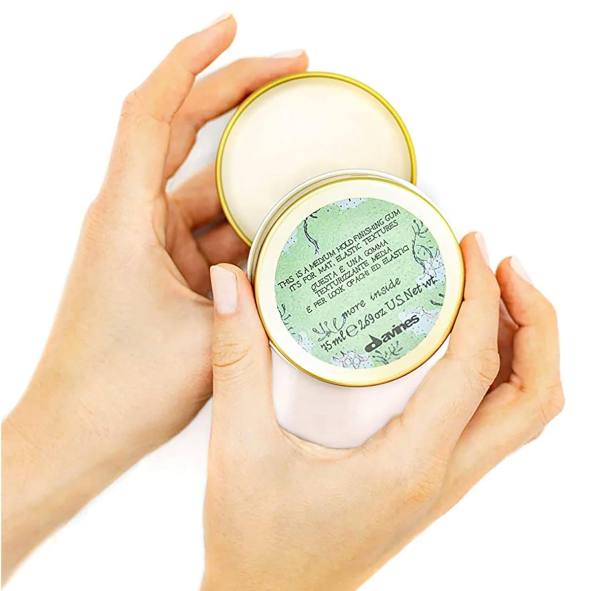 Davines This Is A Medium Hold Finishing Gum - Dry Paste for Defined Styles, Matte Finish, Workable & Remoldable, 2.54 Fl Oz Avelisse