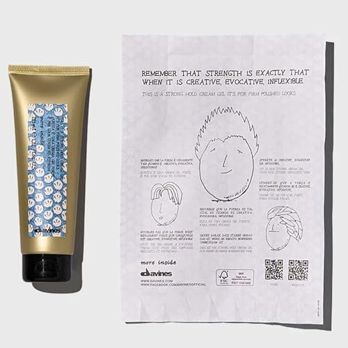 Davines This Is A Strong Hold Cream Gel – 4.23 Fl Oz | Definition & Structure for Wet Looks Avelisse