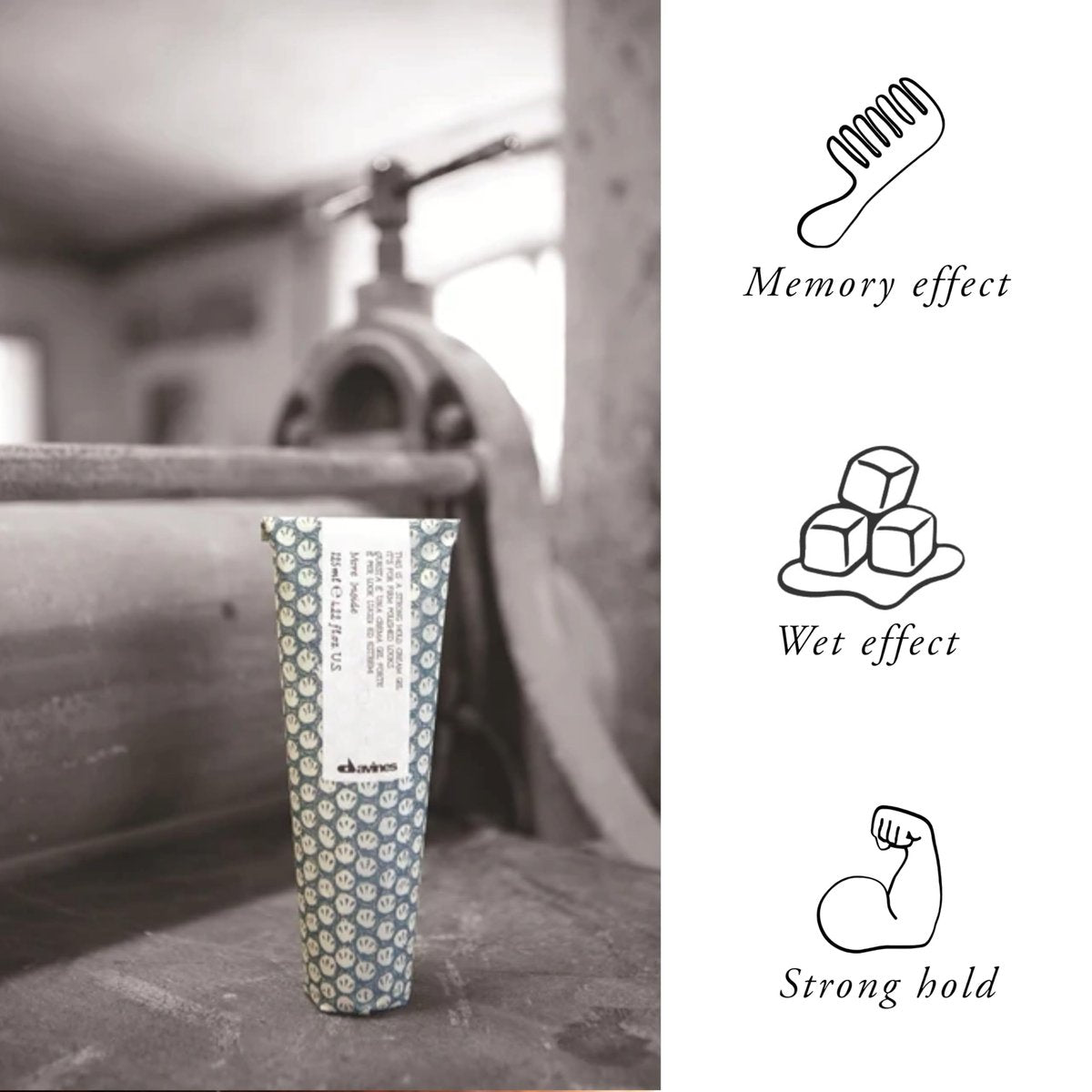Davines This Is A Strong Hold Cream Gel – 4.23 Fl Oz | Definition & Structure for Wet Looks Avelisse