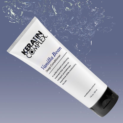 Keratin Complex Vanilla Bean Deep Conditioner - 7 oz | Intense Moisture & Repair for Damaged Hair Avelisse