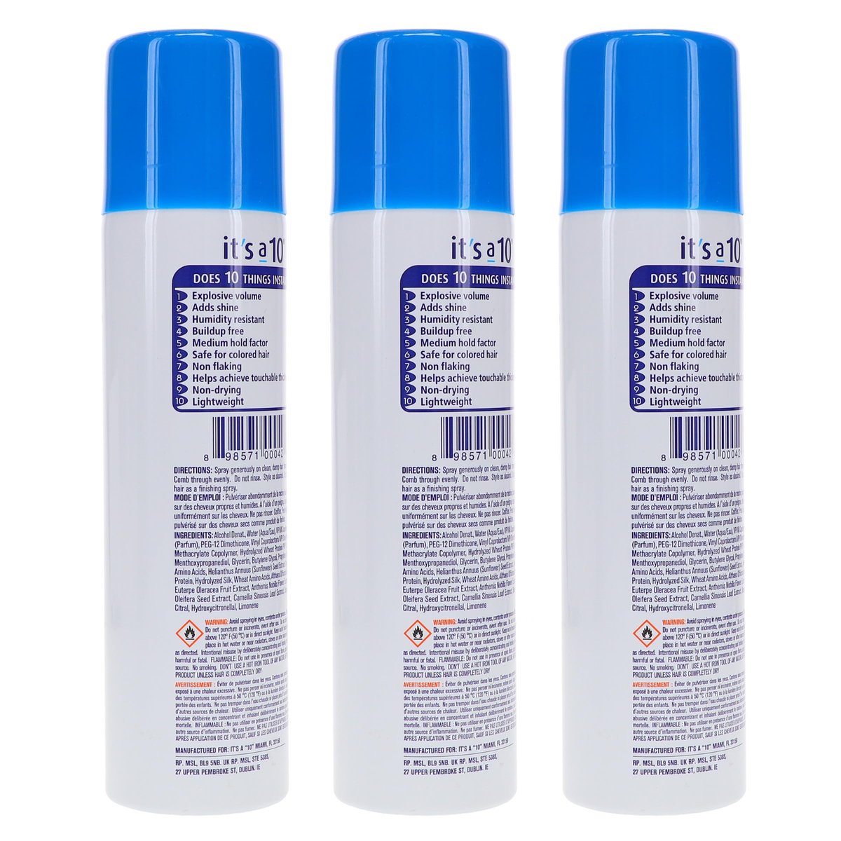 It's a 10 Haircare Miracle Blowdry Volumizer - 6 fl. oz. (Pack of 3) Avelisse