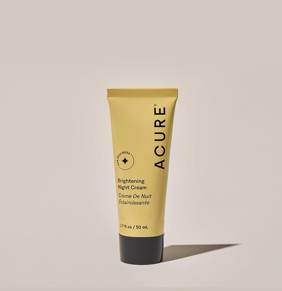Acure Brightening Night Cream - Radiance Boosting Night Face Cream with Chlorella, Echinacea & Argan Oil for Uneven Skin Tone & Dullness, 1.7 fl oz Avelisse