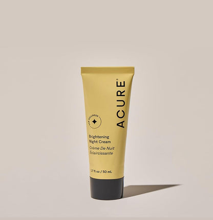 Acure Brightening Night Cream - Radiance Boosting Night Face Cream with Chlorella, Echinacea & Argan Oil for Uneven Skin Tone & Dullness, 1.7 fl oz Avelisse