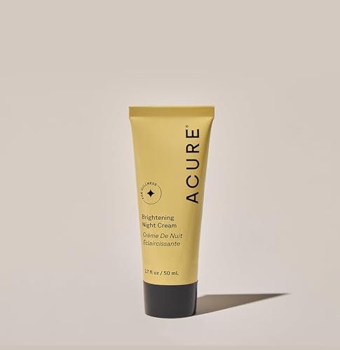 Acure Brightening Night Cream - Radiance Boosting Night Face Cream with Chlorella, Echinacea & Argan Oil for Uneven Skin Tone & Dullness, 1.7 fl oz Avelisse