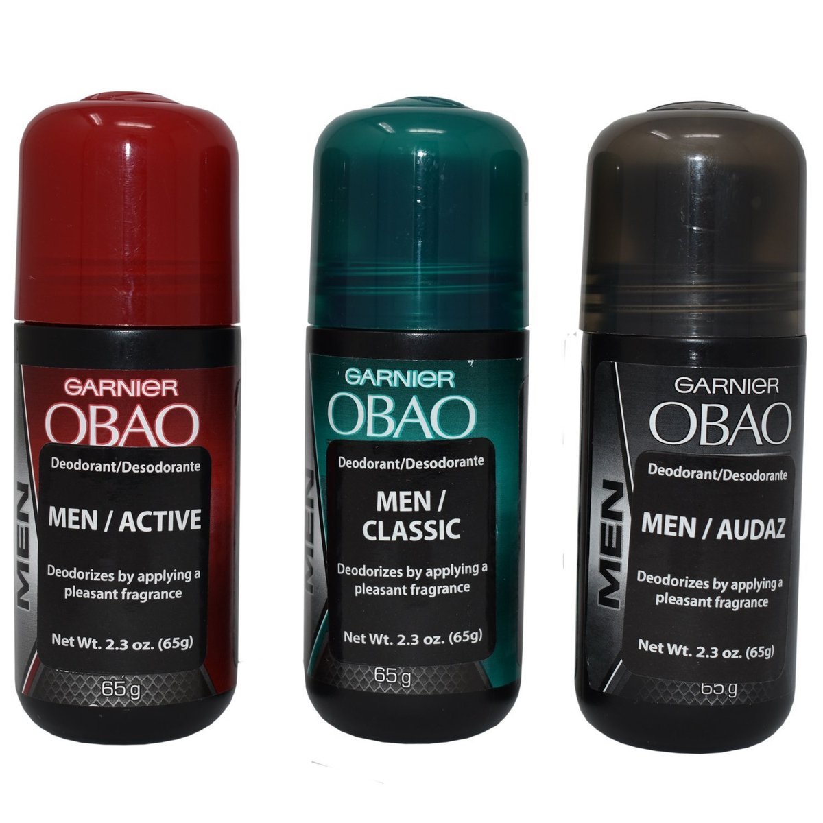 OBAO Assorted Deodorant for Men - Pack of 3 (2.3 Ounce Each) - görsel 1