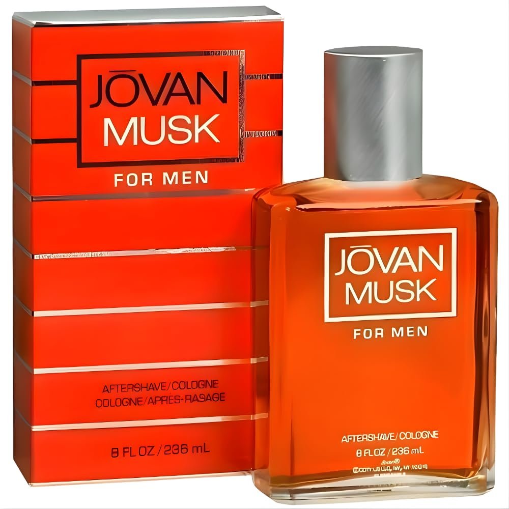 Jovan Musk for Men Aftershave Cologne - 8 fl oz (236 ml) - Classic Musk Scent Avelisse