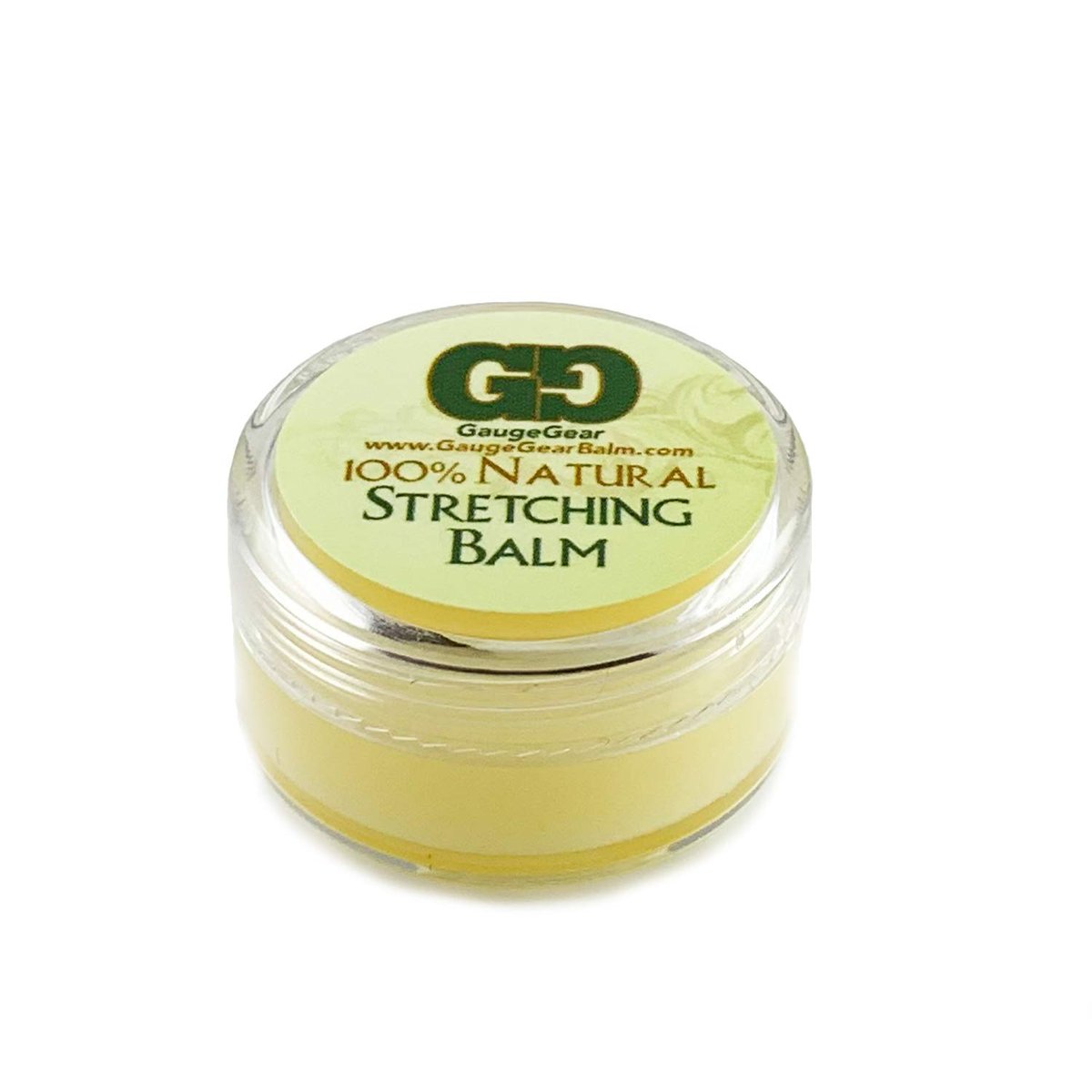 Gauge Gear Ear Stretching Balm – All Natural Moisturizing Salve with Jojoba Oil for Piercing Aftercare & Stretched Skin (10 ml / 0.34 fl oz) Avelisse