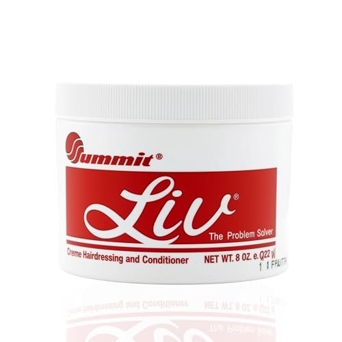 Summit Liv Creme Hairdressing and Conditioner – Deep Moisturizing Treatment for Dry Textured Hair, 8 oz Avelisse