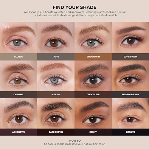 Anastasia Beverly Hills Brow Powder Duo - Dark Brown | Long-Lasting Eyebrow Color Avelisse