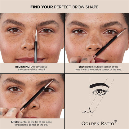 Anastasia Beverly Hills Brow Powder Duo - Dark Brown | Long-Lasting Eyebrow Color Avelisse