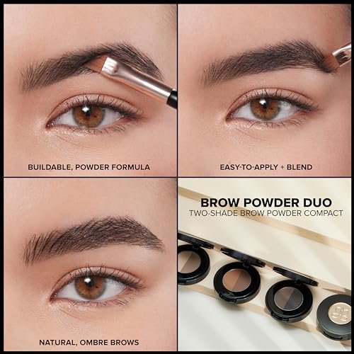 Anastasia Beverly Hills Brow Powder Duo - Dark Brown | Long-Lasting Eyebrow Color Avelisse
