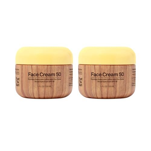 Sun Bum Original Moisturizing Sunscreen Clear Zinc SPF 50 - Vegan, Reef Friendly, Broad Spectrum UVA/UVB, 1 oz Twin Pack Avelisse
