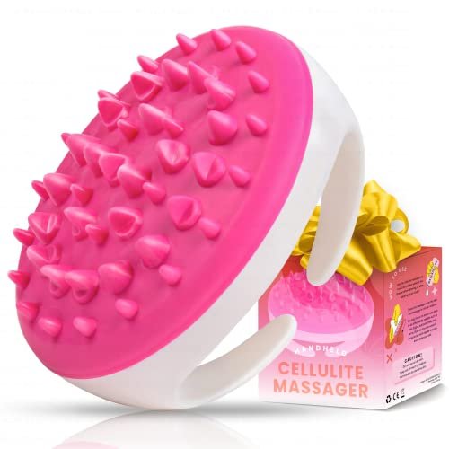 Scala Silicone Cellulite Massager - Pink Body Massager Tool for Firming, Exfoliating & Smoothing Skin - görsel 2