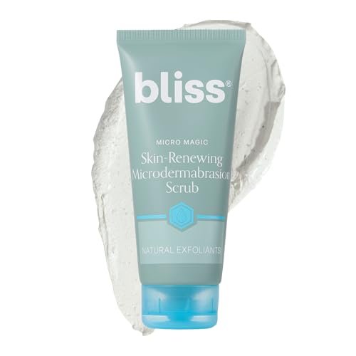 Bliss Micro Magic Skin-Renewing Microdermabrasion Scrub – Smoothing Volcanic Pumice & Purifying Kaolin Clay – Tightens Pores & Brightens Skin – 3.4 fl oz Avelisse