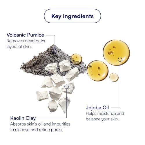 Bliss Micro Magic Skin-Renewing Microdermabrasion Scrub – Smoothing Volcanic Pumice & Purifying Kaolin Clay – Tightens Pores & Brightens Skin – 3.4 fl oz Avelisse