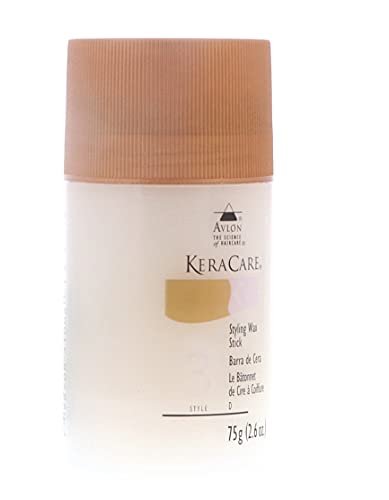 KeraCare Styling Wax Stick - 2.6 oz for Defined Styles & Hold