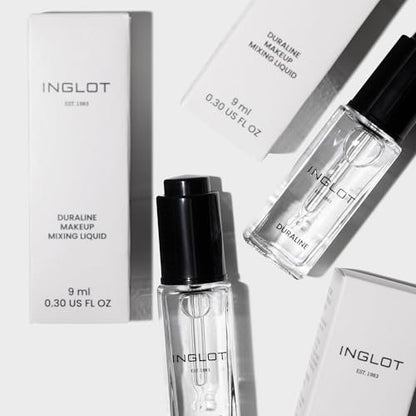 Inglot Duraline – Turn Eyeshadows into Water-Resistant Liquid Eyeliner & Prolong Makeup Durability (9 ml/0.30 US FL OZ)