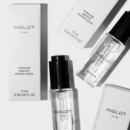 Inglot Duraline – Turn Eyeshadows into Water-Resistant Liquid Eyeliner & Prolong Makeup Durability (9 ml/0.30 US FL OZ)