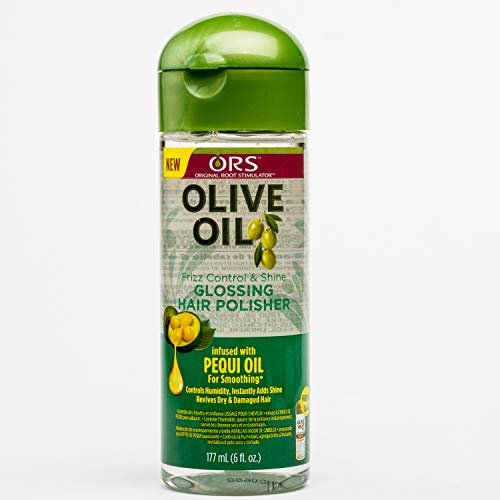ORS Olive Oil Frizz Control & Shine Glossing Polisher - 6 oz (3 Pack) for Silky, Manageable Hair - görsel 4