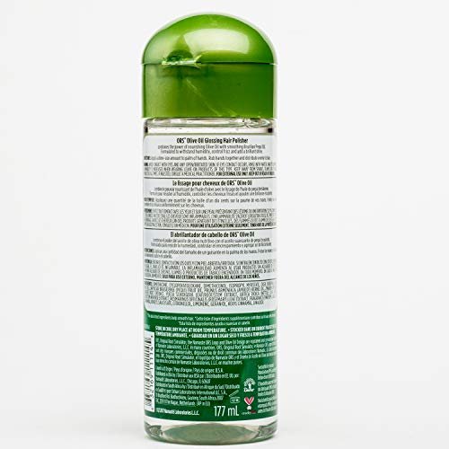 ORS Olive Oil Frizz Control & Shine Glossing Polisher - 6 oz (3 Pack) for Silky, Manageable Hair - görsel 6