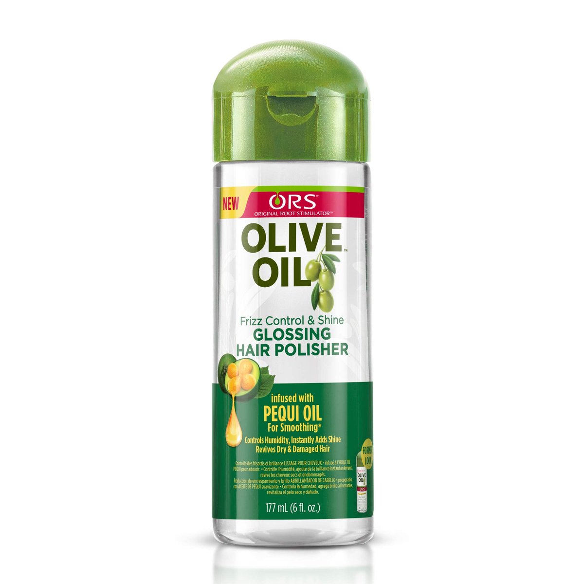 ORS Olive Oil Frizz Control & Shine Glossing Polisher - 6 oz (3 Pack) for Silky, Manageable Hair - görsel 1