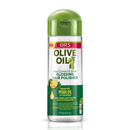 ORS Olive Oil Frizz Control & Shine Glossing Polisher - 6 oz (3 Pack) for Silky, Manageable Hair