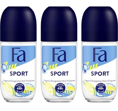Fa Deodorant Sport Roll-On 1.7 oz (50ml) - 3 Pack | Long-Lasting Freshness - görsel 1